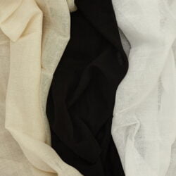 natural, Black muslin fabric wholesale fabric roll UK - ideal for clothes, dress, straining, cheesecloth