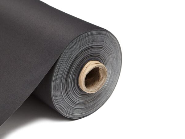 Wholesale thermal blackout lining fabric roll for curtain makers in black