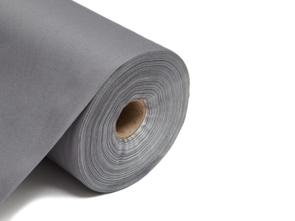 Wholesale thermal blackout lining fabric roll for curtain makers in charcoal